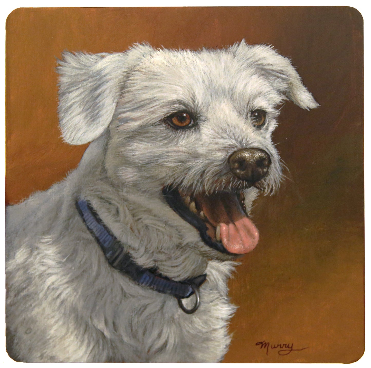 Mini Pet Portrait in Acrylic