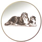 Laurelwood Plates Bernese Mountain Dog