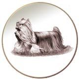 Yorkshire Terrier Laurelwood Dog Plate