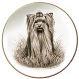 Laurelwood Dog Plate Yorkshire Terrier