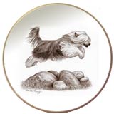 Laurelwood Dog Plate Chinese Crested