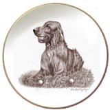Laurelwood Dog Plates Irish Setter